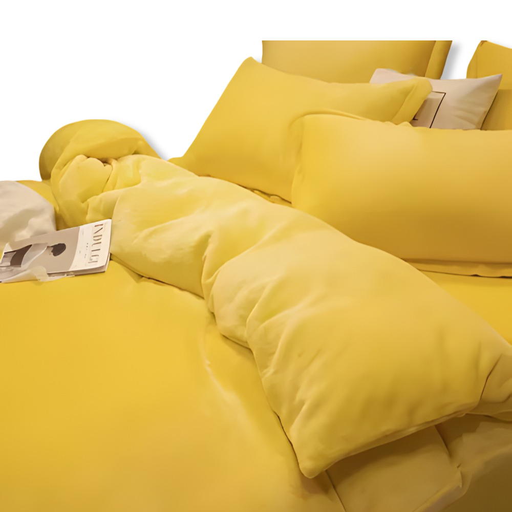 Gemütlicher Flanell Bettbezug - Weiche, Warme Polyester Bettwäsche