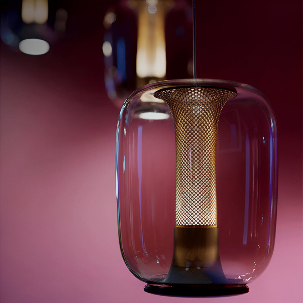 Crista Pendelleuchte - Rauchgraues Glas Hängelampe - LED Hängelampen