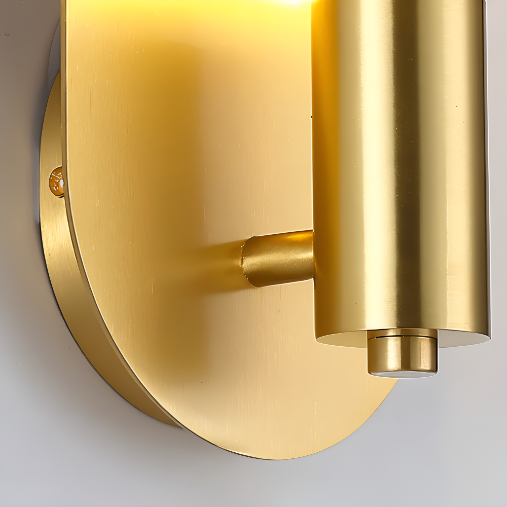 Cu Wandleuchte - Golden Plate Polished Sconce Wandleuchte - Moderne Wandleuchte Design - Wandleuchten LED Indoor