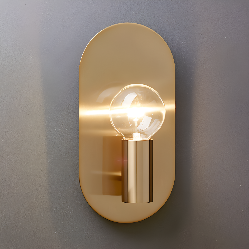 Cu Wandleuchte - Golden Plate Polished Sconce Wandleuchte - Moderne Wandleuchte Design - Wandleuchten LED Indoor