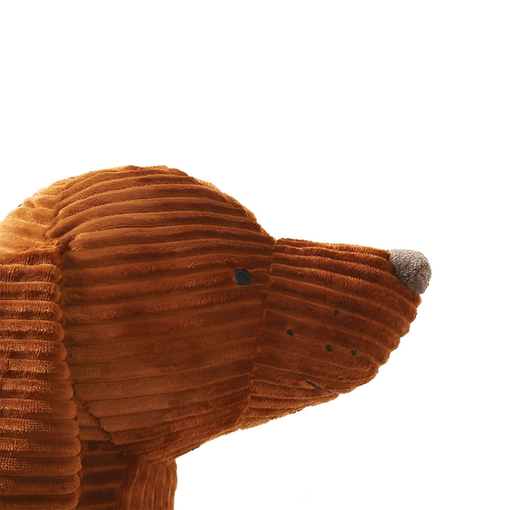CuddlyPlush - Adorable Kordel Dackel Plüsch-Kissen