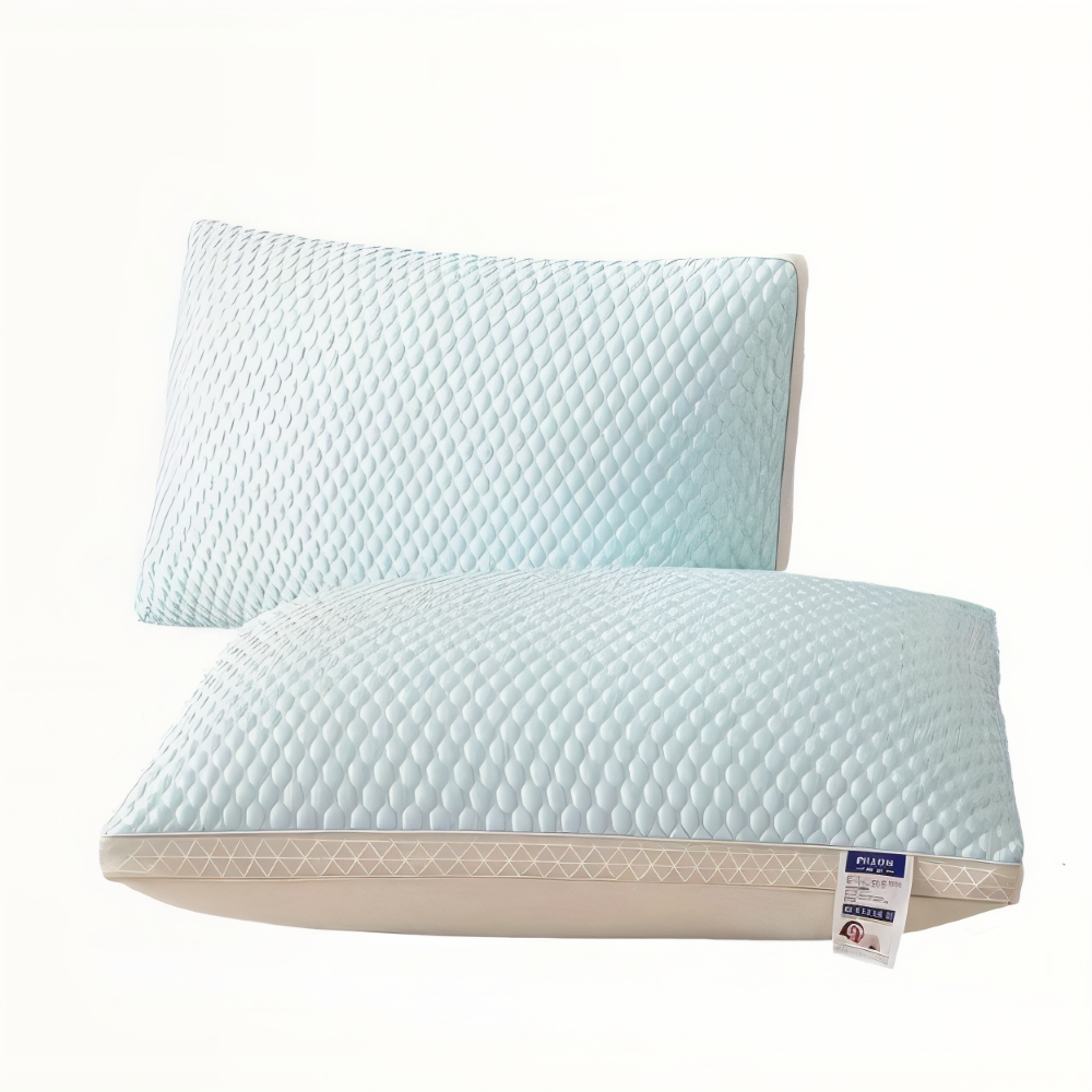 CushiesBlue Memory Foam Kissen – Set mit 2 weichen, atmungsaktiven Kissen