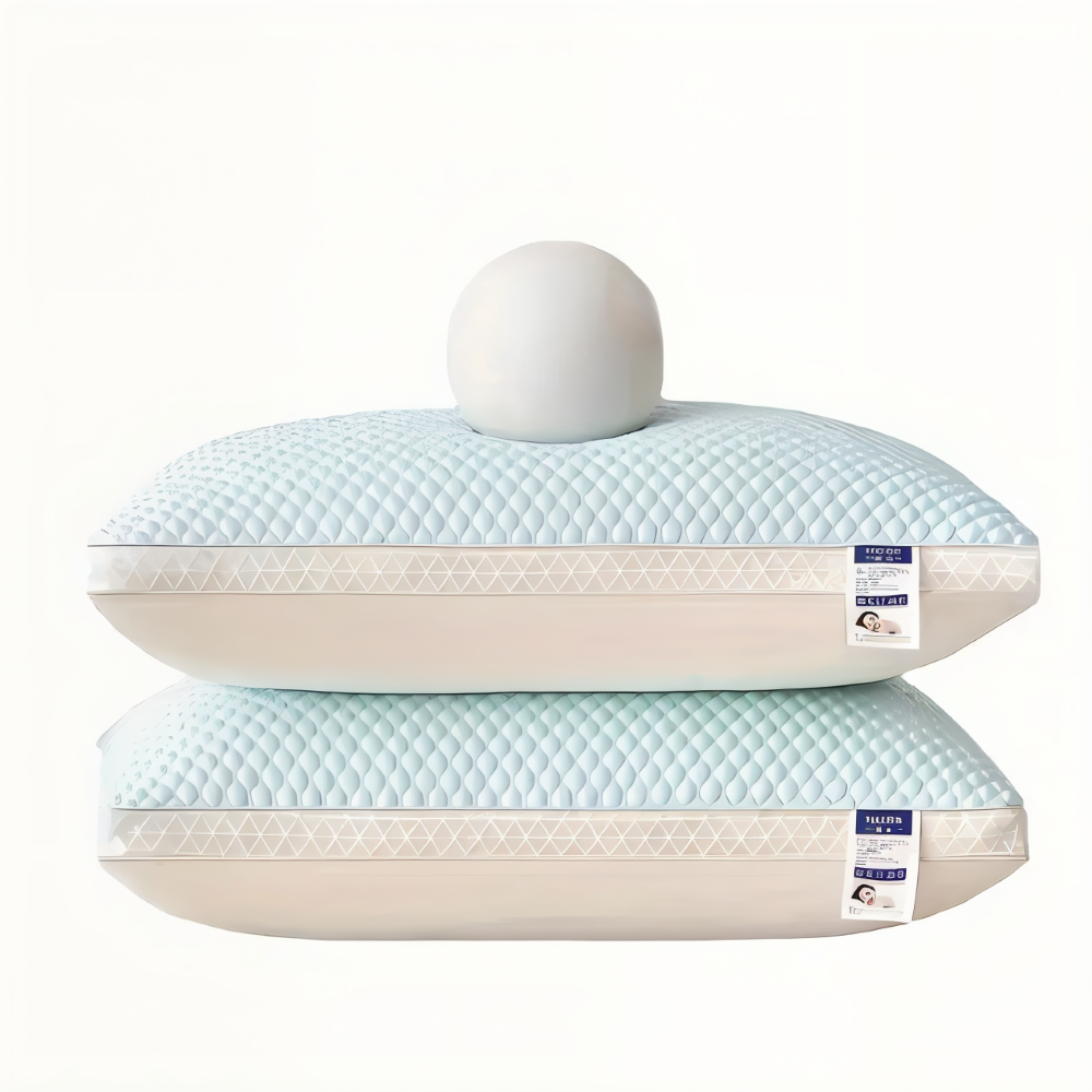 CushiesBlue Memory Foam Kissen – Set mit 2 weichen, atmungsaktiven Kissen