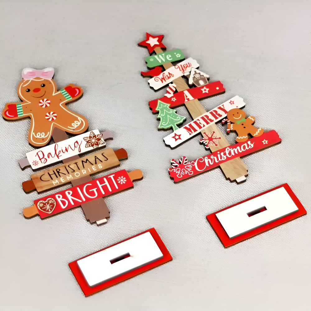 CutieCharms - Adorable Lebkuchenmann Weihnachten Charms Dekor