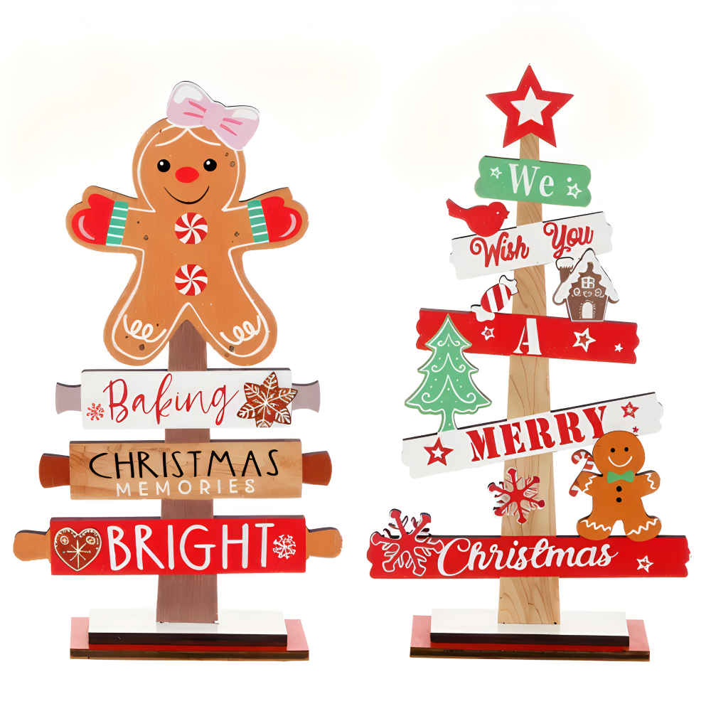 CutieCharms - Adorable Lebkuchenmann Weihnachten Charms Dekor