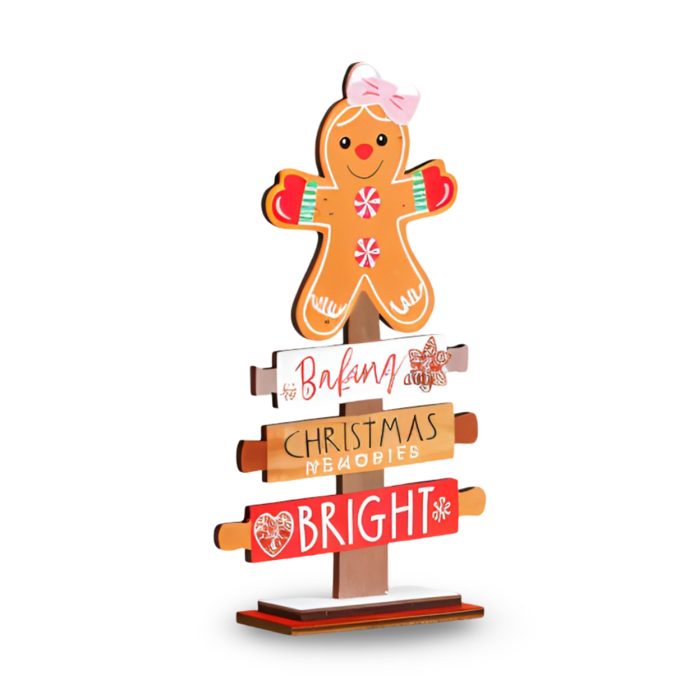 CutieCharms - Adorable Lebkuchenmann Weihnachten Charms Dekor