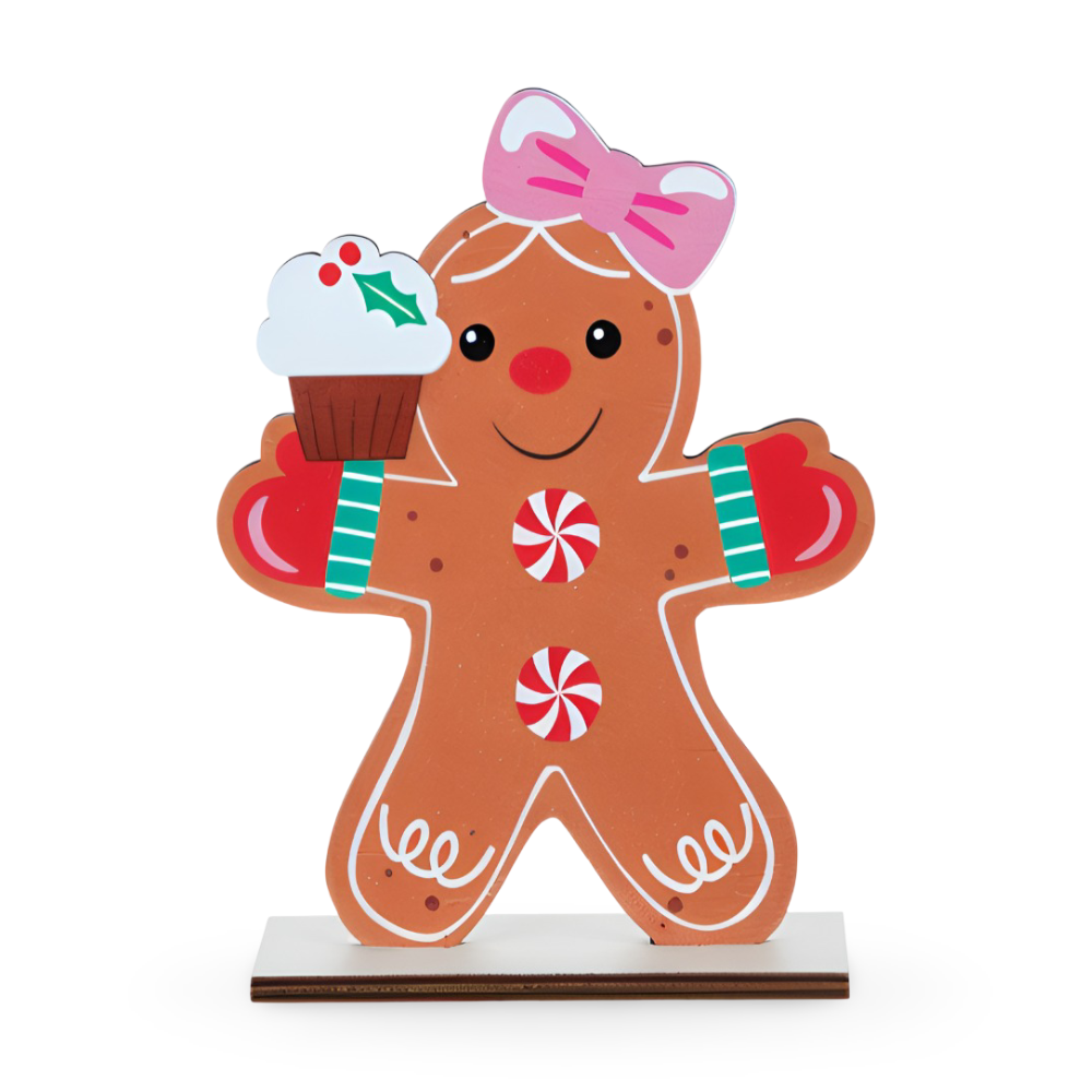 CutieCharms - Adorable Lebkuchenmann Weihnachten Charms Dekor