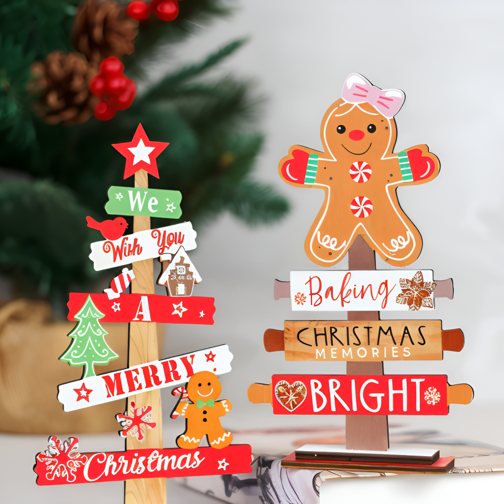 CutieCharms - Adorable Lebkuchenmann Weihnachten Charms Dekor