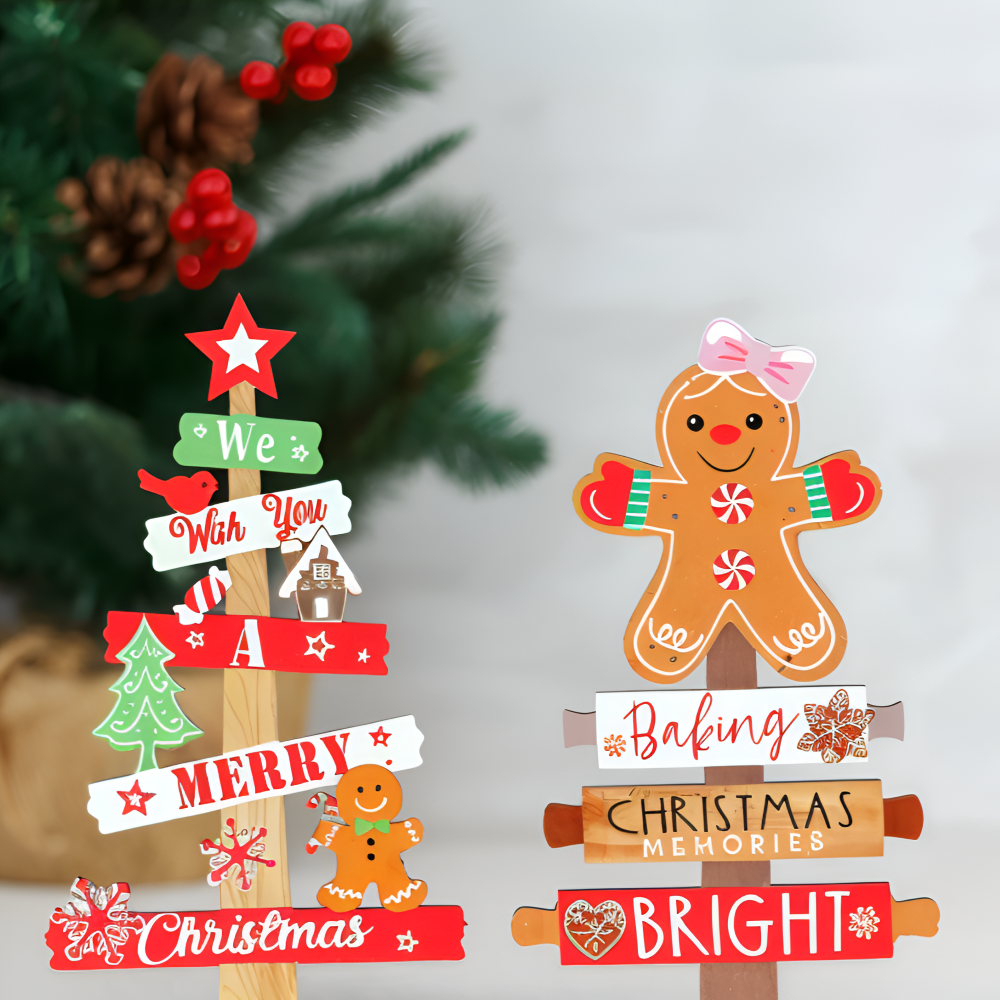 CutieCharms - Adorable Lebkuchenmann Weihnachten Charms Dekor