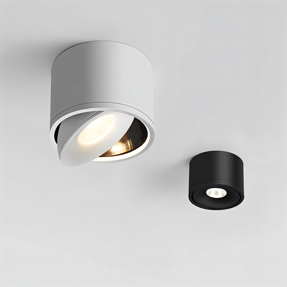 CylinFlex Spotlights - Minimalistische 360° Drehbare LED Downlights