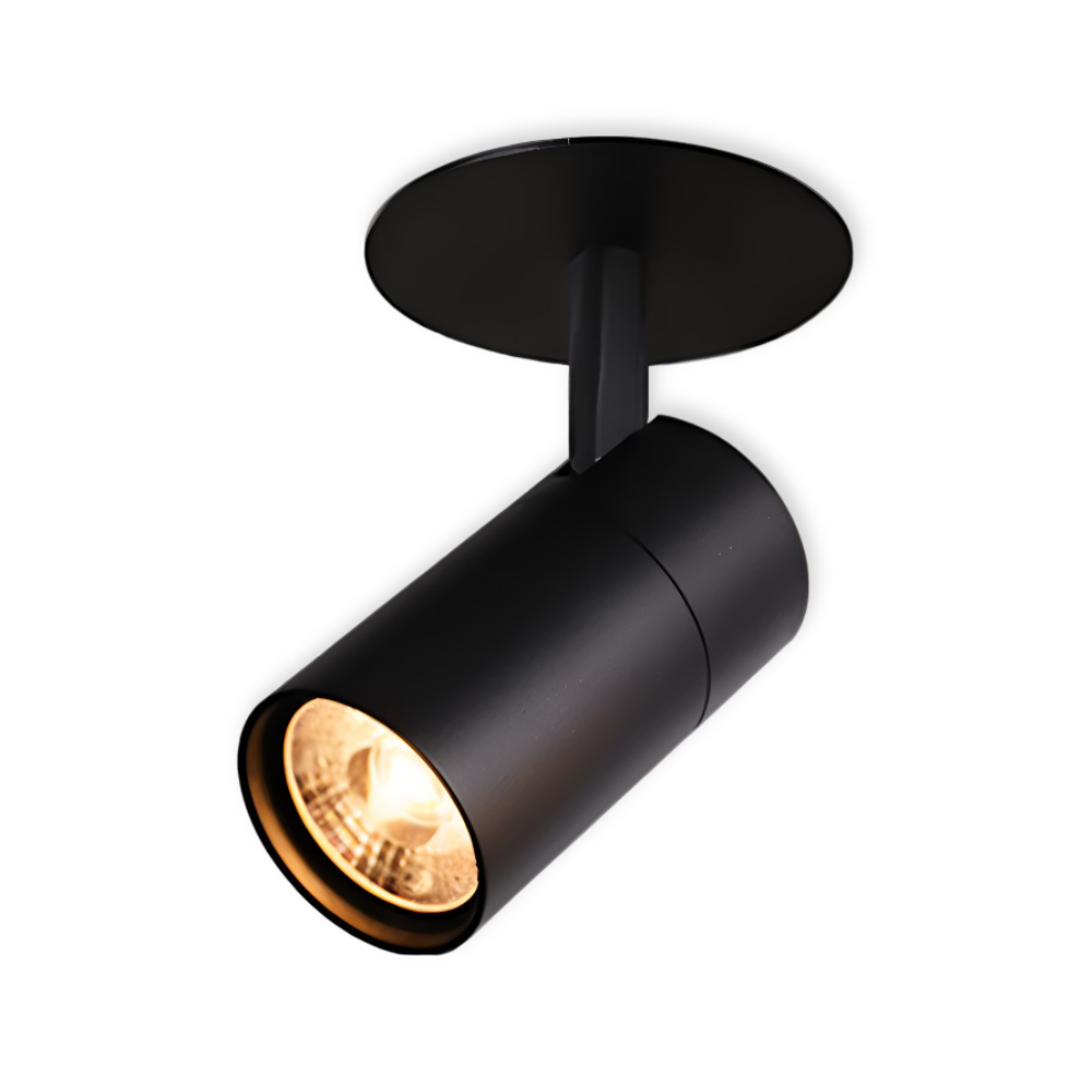 CylindraBright Spotlights - Schwarze und Weiße LED Deckeneinbauleuchten