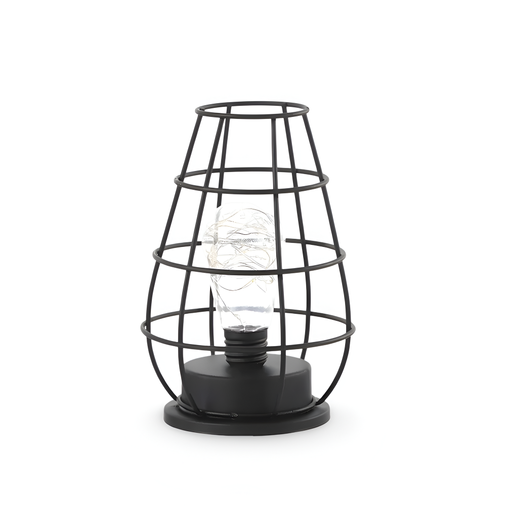 DecanterLume Tischlampe - Moderne Schwarze Weinflasche Schreibtischlampe