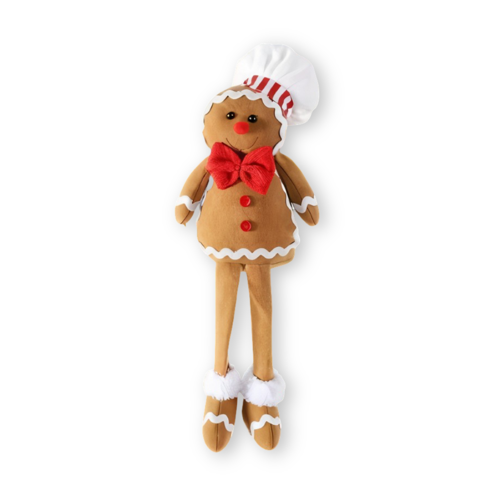 DolliLush - Niedliche Lebkuchen Plüschpuppe Weihnachtsdekoration