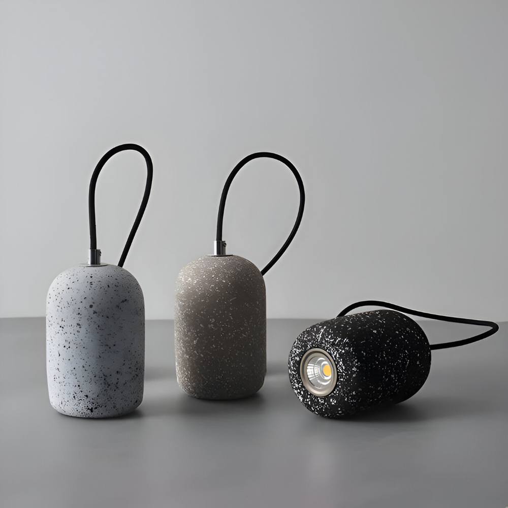 DotPlash Zement Pendelleuchten - Stilvolle Nordische LED Hängelampe - Drop Lights Küchen