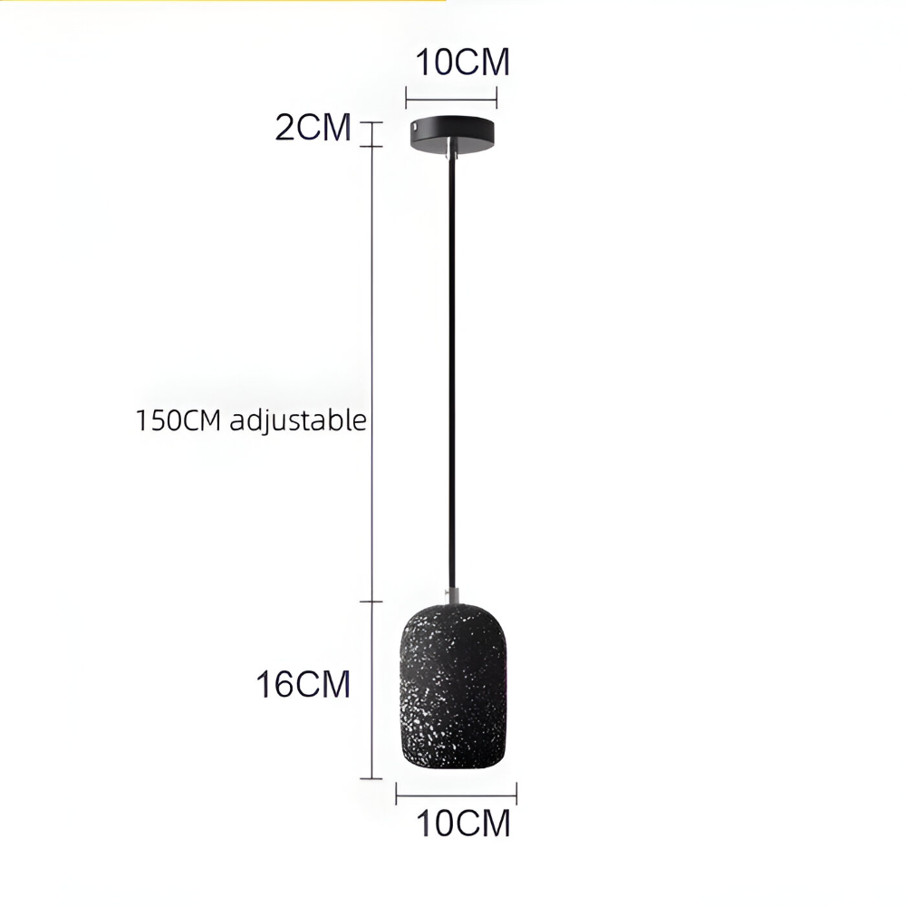 DotPlash Zement Pendelleuchten - Stilvolle Nordische LED Hängelampe - Drop Lights Küchen