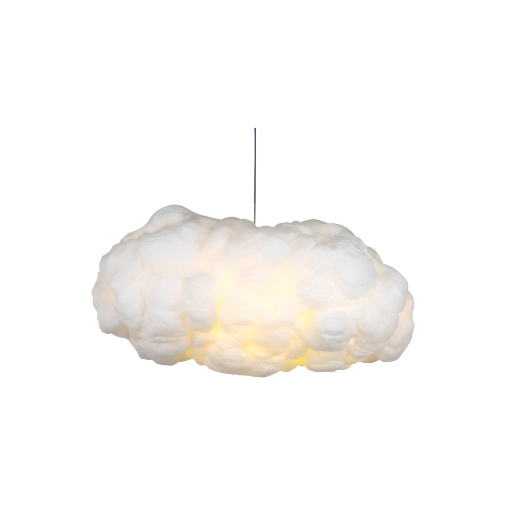 Dreamy Cloud Pendelleuchte - Skurrile Schwebende Weiße Wolke Hängelampe