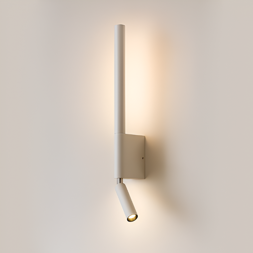 DuaBeam - Aluminium Wandleuchte - Minimalistische 330° Drehbare Wandleuchte fur Schlafzimmer