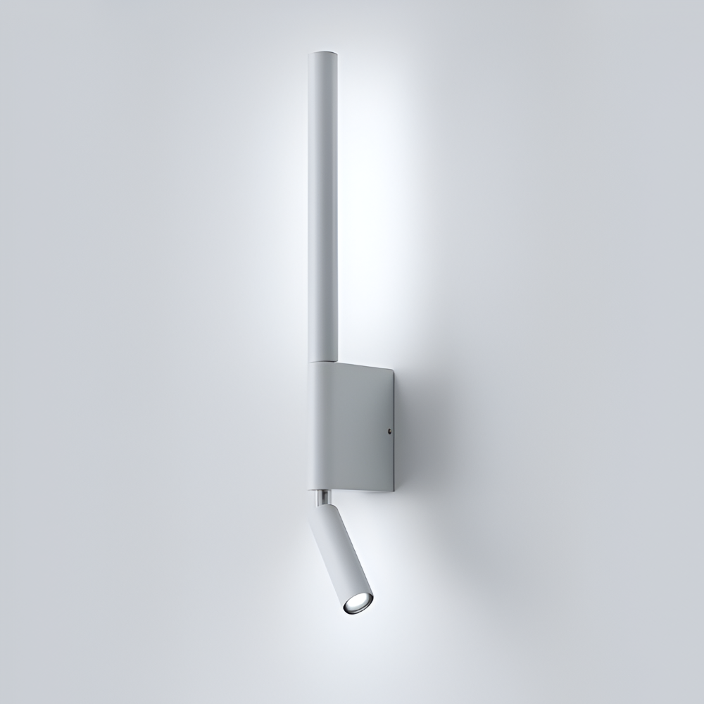 DuaBeam - Aluminium Wandleuchte - Minimalistische 330° Drehbare Wandleuchte fur Schlafzimmer