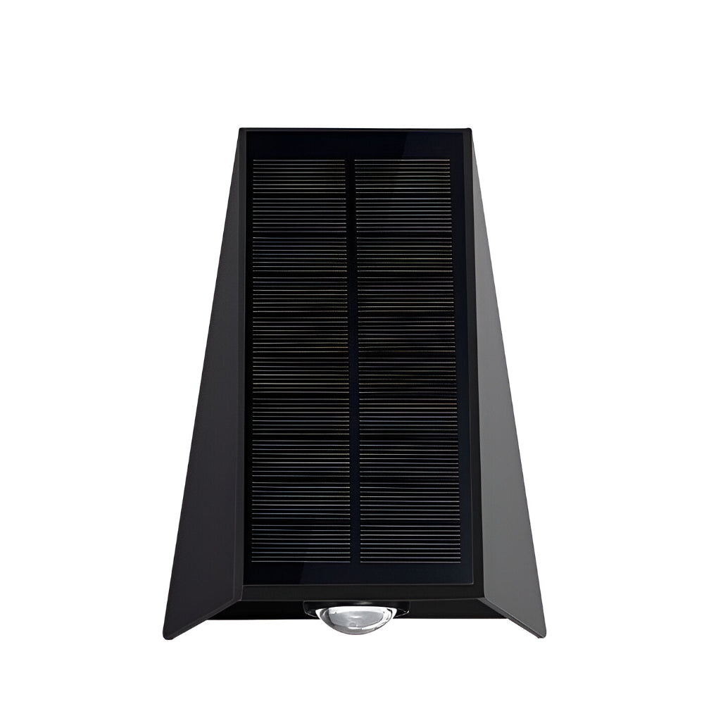 DualLit Solarleuchten Garten - Up Down IP54 Außenwandleuchte Modern - Wandleuchte Solar