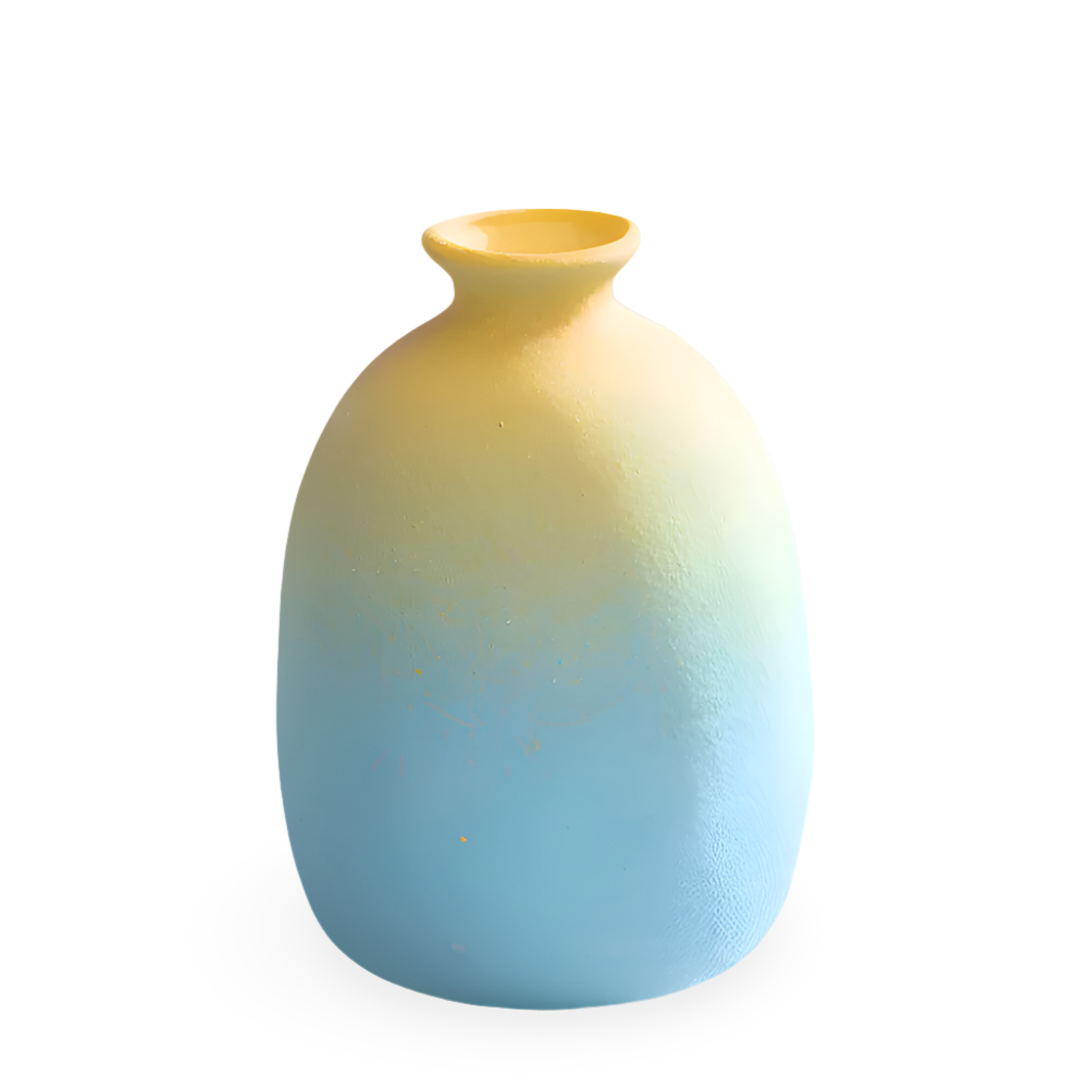 Elegante Keramikvase in Macaron Farben für zeitgemäße Inneneinrichtung