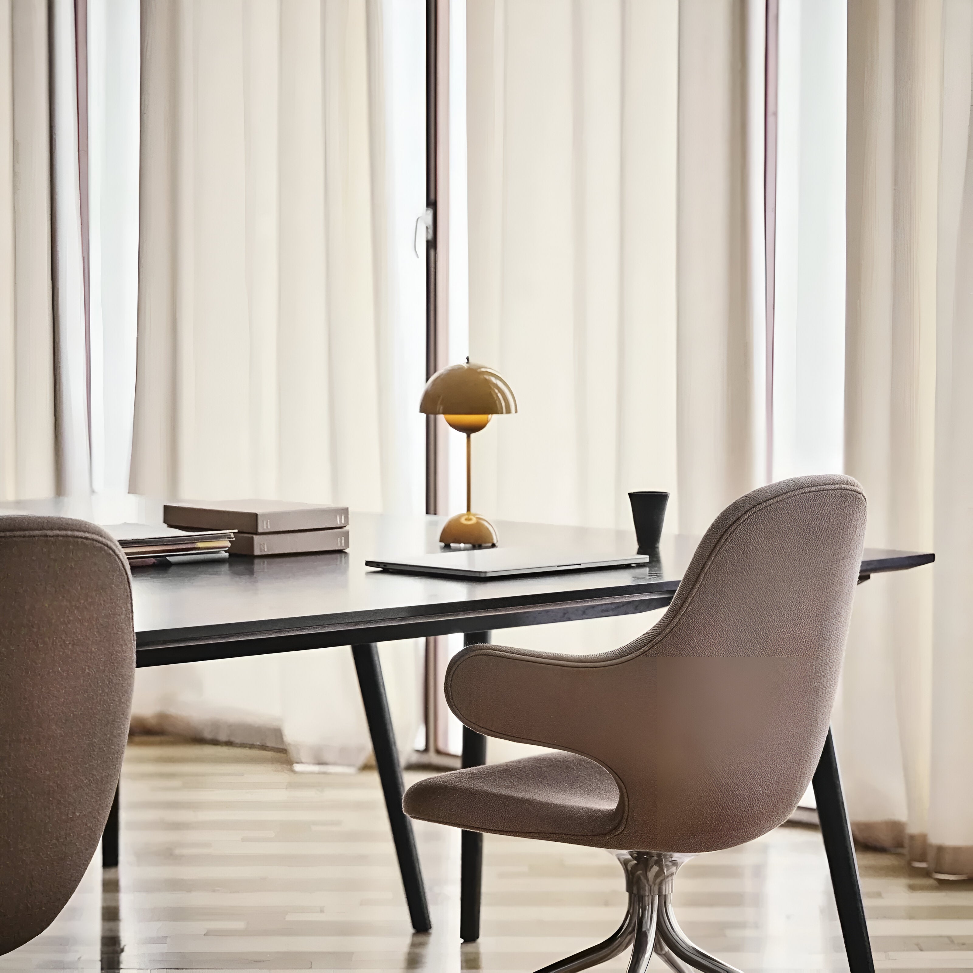 Elegant Glow Kabellose Tischlampe - Modern Touch LED Mushroom Tischleuchte