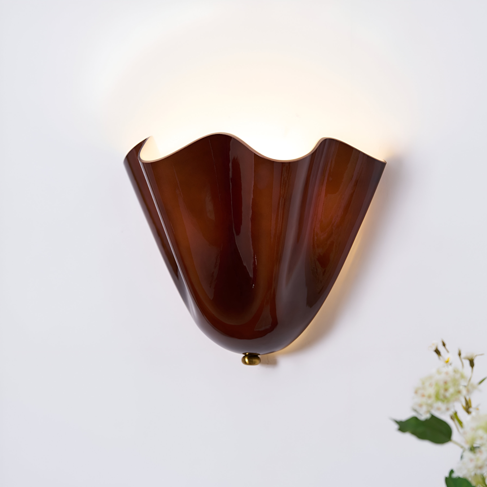 Elegante Moderne Muschel-Design Wandleuchte - Wandleuchte für stimmungsvolle Beleuchtung