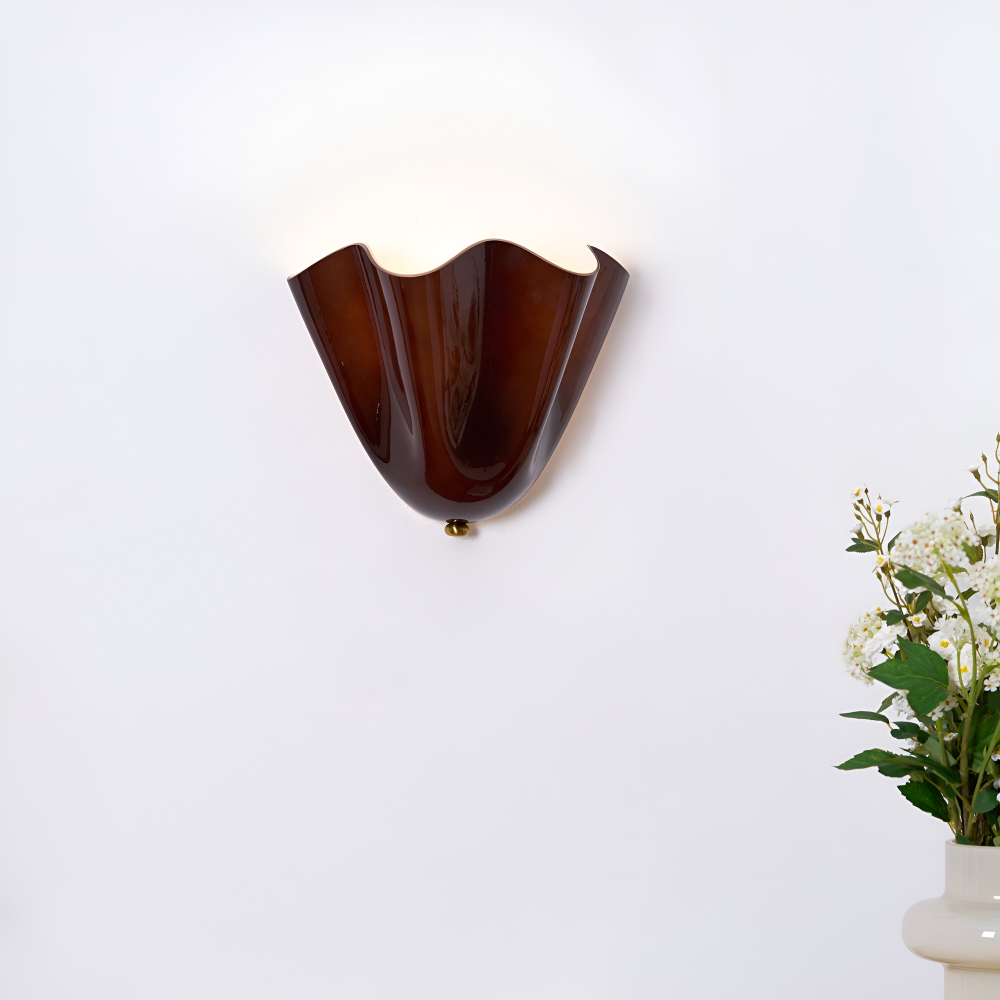 Elegante Moderne Muschel-Design Wandleuchte - Wandleuchte für stimmungsvolle Beleuchtung