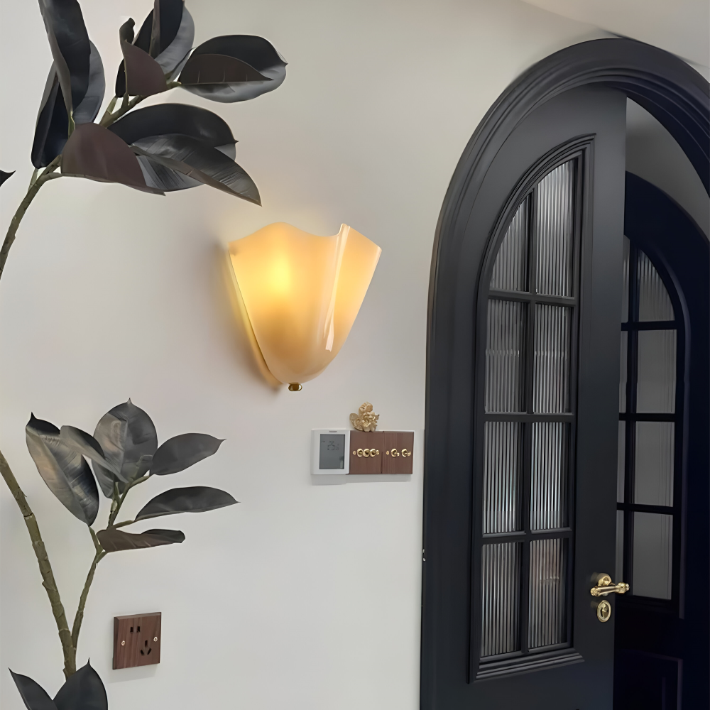Elegante Moderne Muschel-Design Wandleuchte - Wandleuchte für stimmungsvolle Beleuchtung