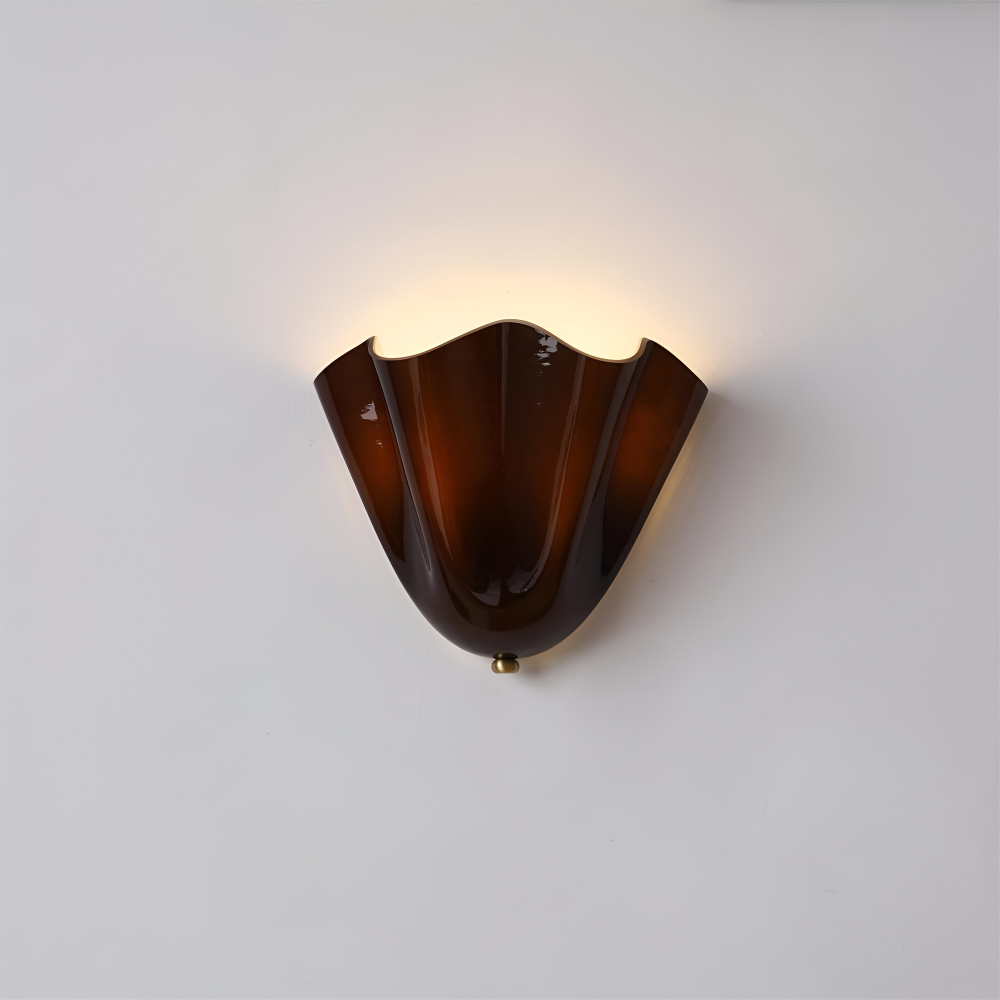 Elegante Moderne Muschel-Design Wandleuchte - Wandleuchte für stimmungsvolle Beleuchtung