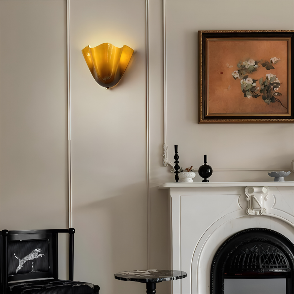 Elegante Moderne Muschel-Design Wandleuchte - Wandleuchte für stimmungsvolle Beleuchtung