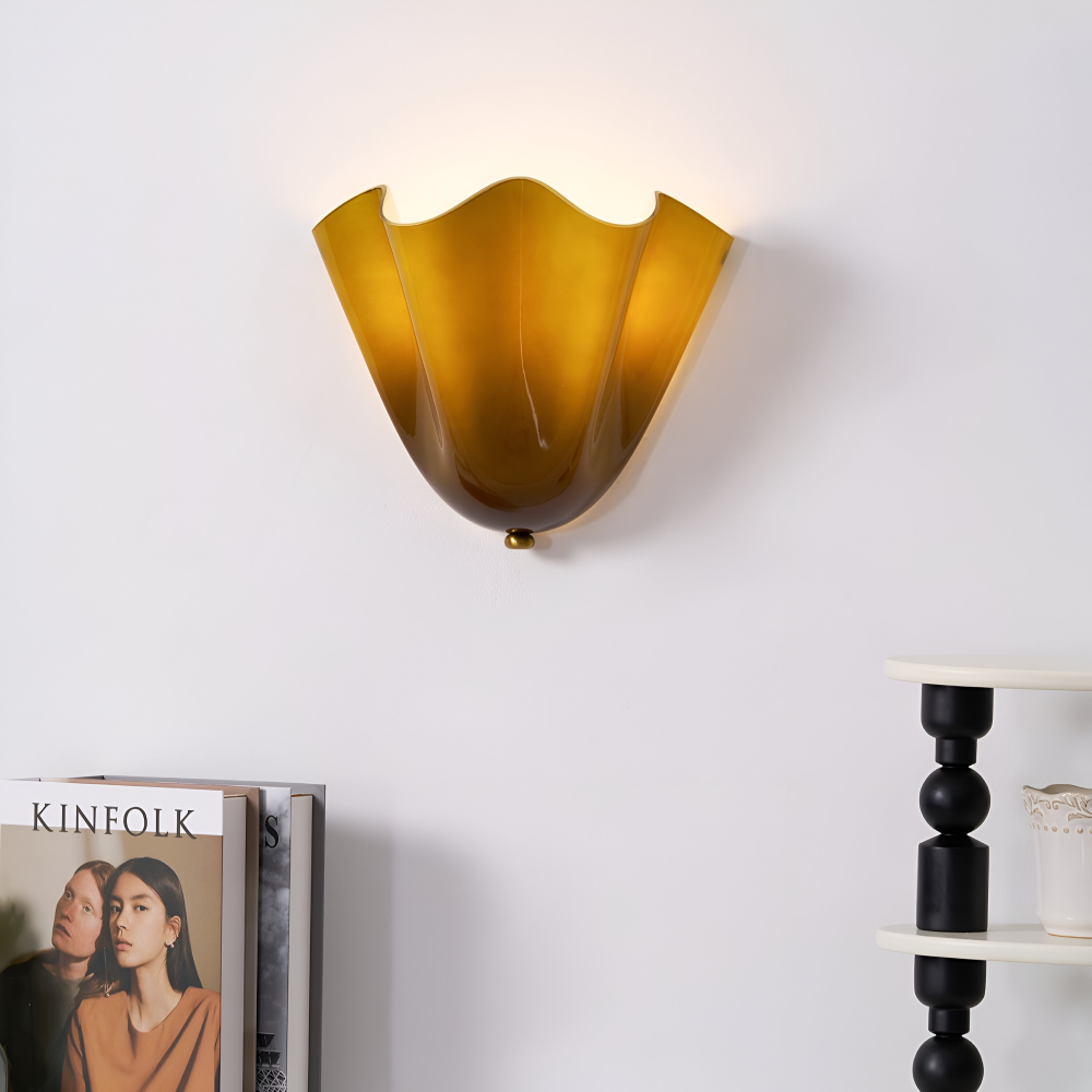 Elegante Moderne Muschel-Design Wandleuchte - Wandleuchte für stimmungsvolle Beleuchtung
