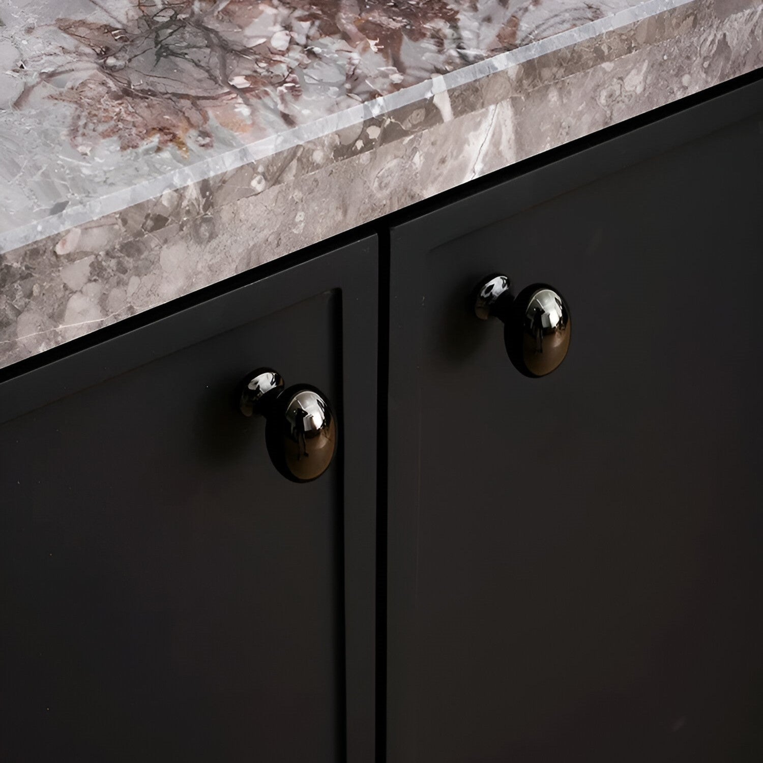 Elegante Massive Messing Schrankknöpfe - Premium Italienische Handwerkskunst