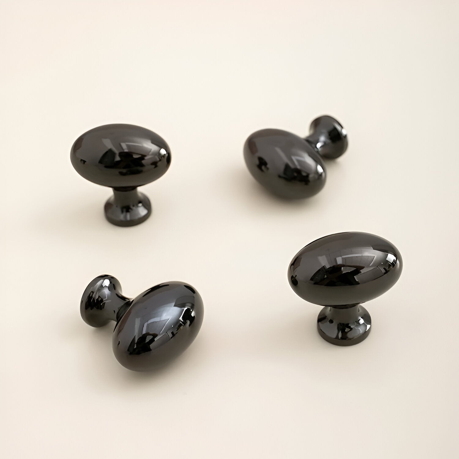 Elegante Massive Messing Schrankknöpfe - Premium Italienische Handwerkskunst