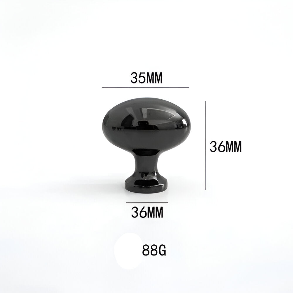 Elegante Massive Messing Schrankknöpfe - Premium Italienische Handwerkskunst