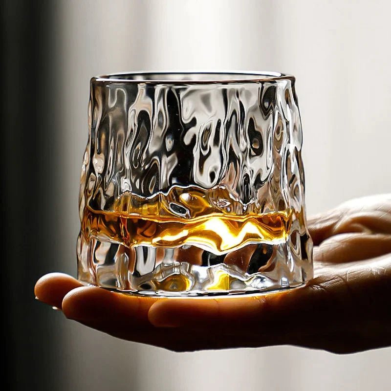 Elegante Drehende Whiskeygläser - Hochwertiges Bleifreies Kristallglas für Stilvolle Genussmomente 6