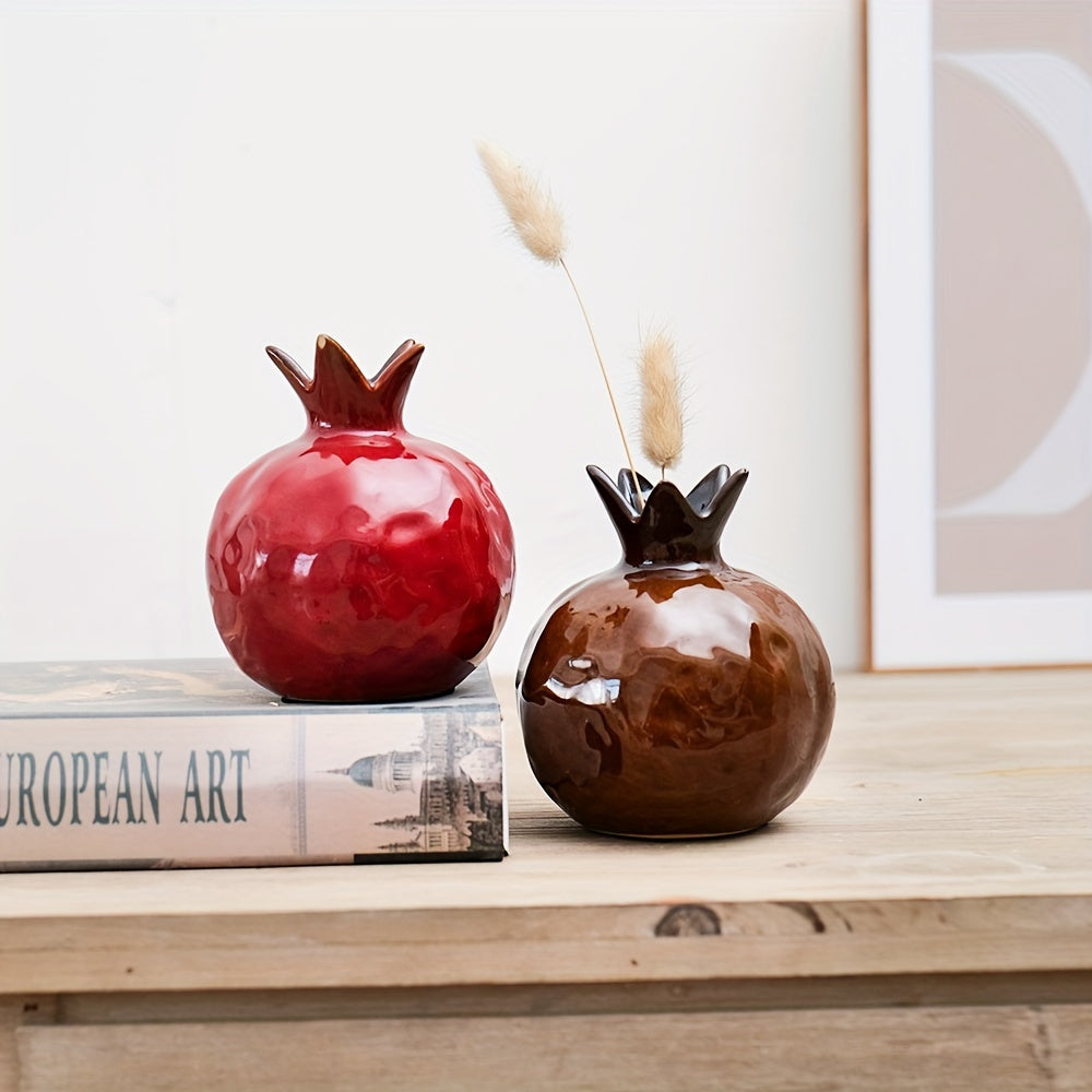 Elegante Keramische Bodenvase - Kronenform in Luxuriöser Glasur für Stilvolles Wohnen 5