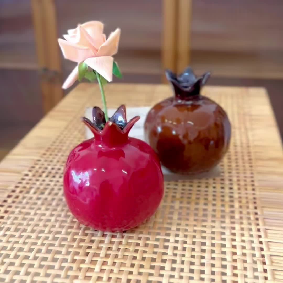 Elegante Keramische Bodenvase - Kronenform in Luxuriöser Glasur für Stilvolles Wohnen 7