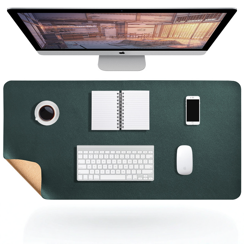 Elegante Schreibtischmatte 80x40cm - Wasserabweisend mit Rutschfester Wildleder-Unterlage für Ordentliches Home Office 11