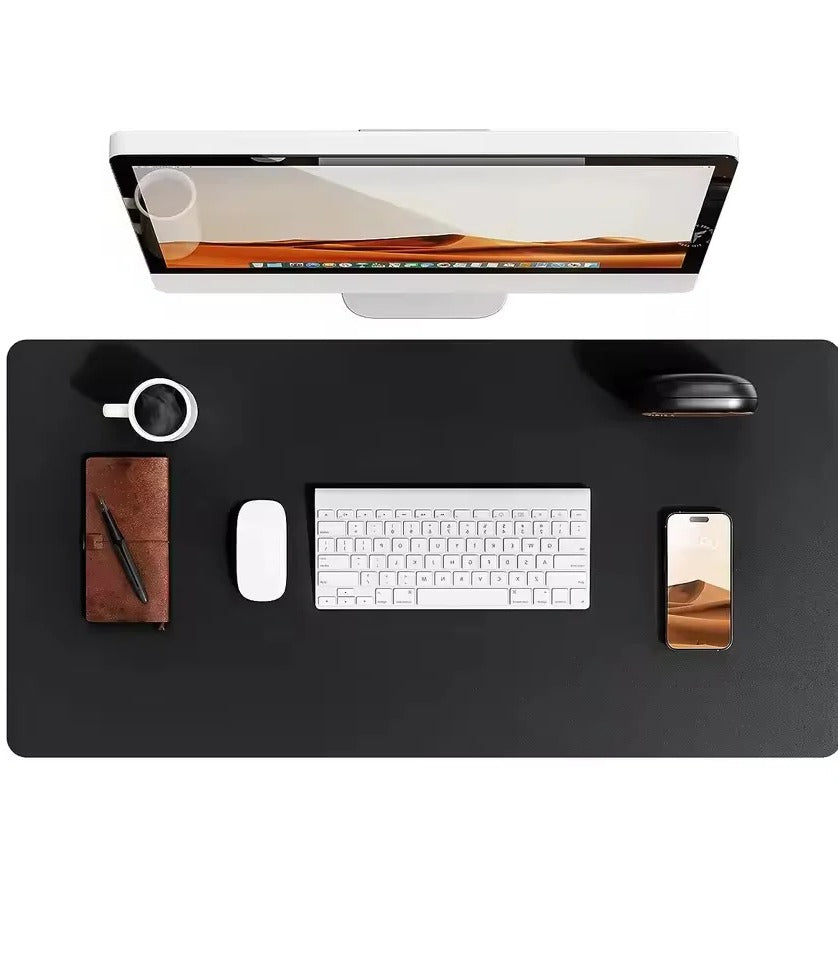 Elegante Schreibtischmatte 80x40cm - Wasserabweisend mit Rutschfester Wildleder-Unterlage für Ordentliches Home Office 2