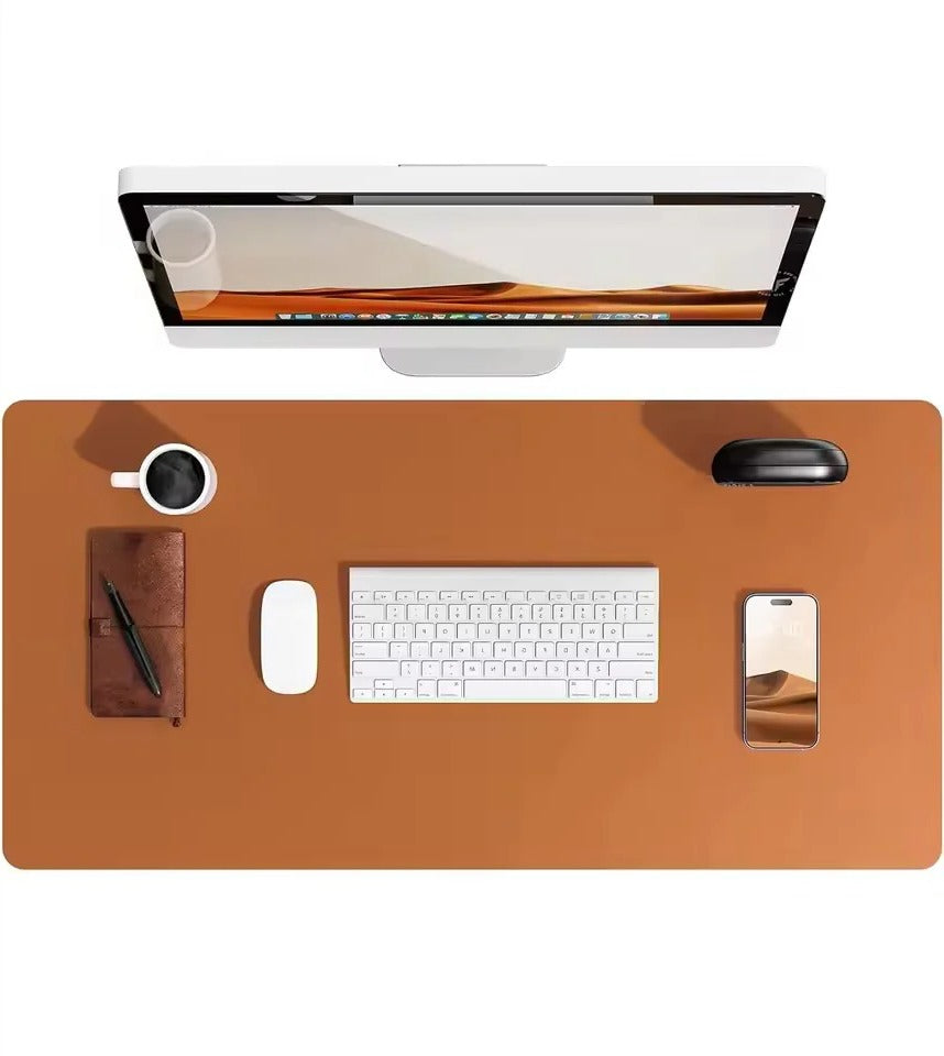 Elegante Schreibtischmatte 80x40cm - Wasserabweisend mit Rutschfester Wildleder-Unterlage für Ordentliches Home Office 3