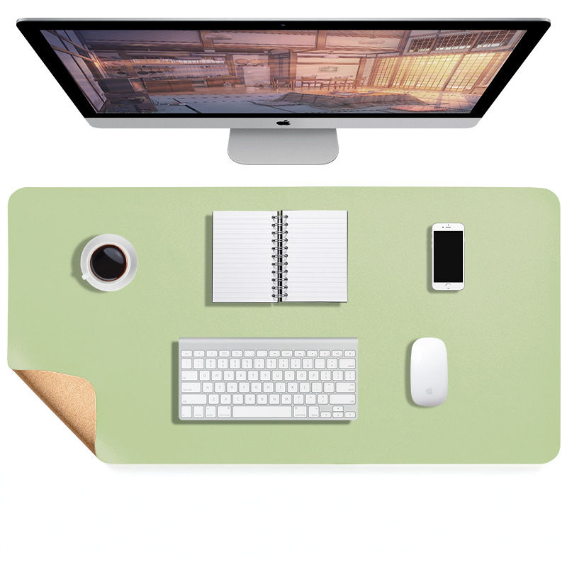 Elegante Schreibtischmatte 80x40cm - Wasserabweisend mit Rutschfester Wildleder-Unterlage für Ordentliches Home Office 9