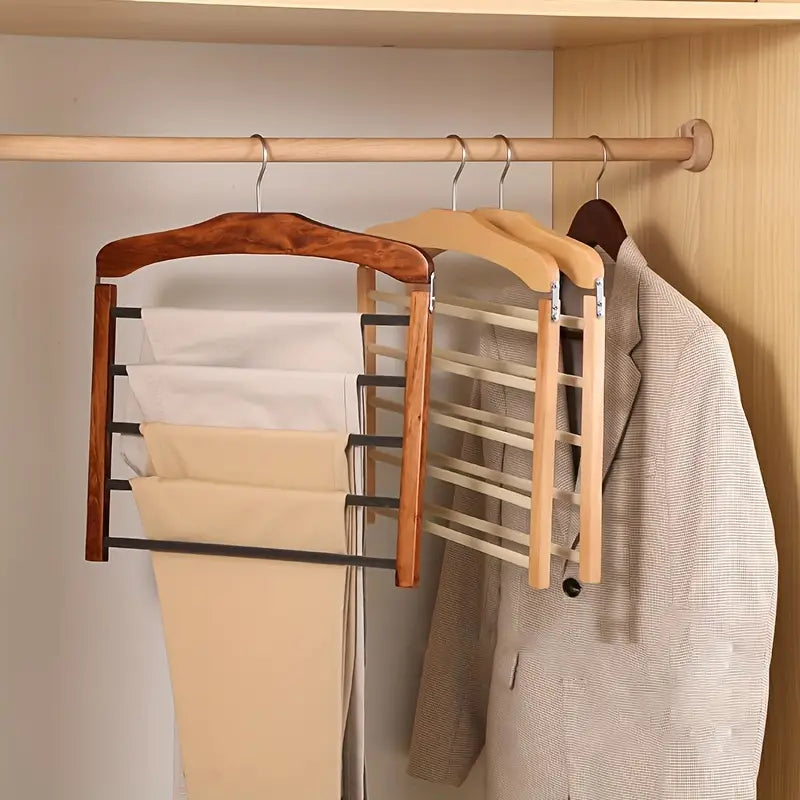 Eleganter Holz-Kleiderbügel - Stilvolles Massivholz Design für Ihre Garderobe 3