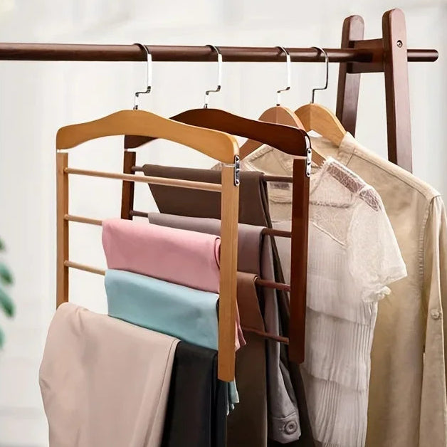 Eleganter Holz-Kleiderbügel - Stilvolles Massivholz Design für Ihre Garderobe 6