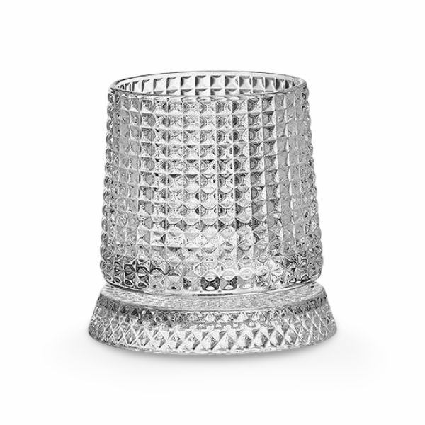 Elegantes Kristall Whiskyglas - 280 ml Rotierendes Design für Stilvollen Genuss