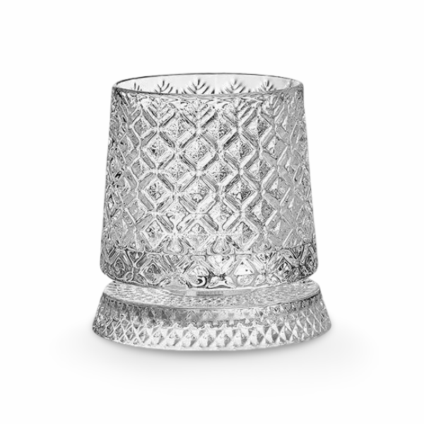 Elegantes Kristall Whiskyglas - 280 ml Rotierendes Design für Stilvollen Genuss