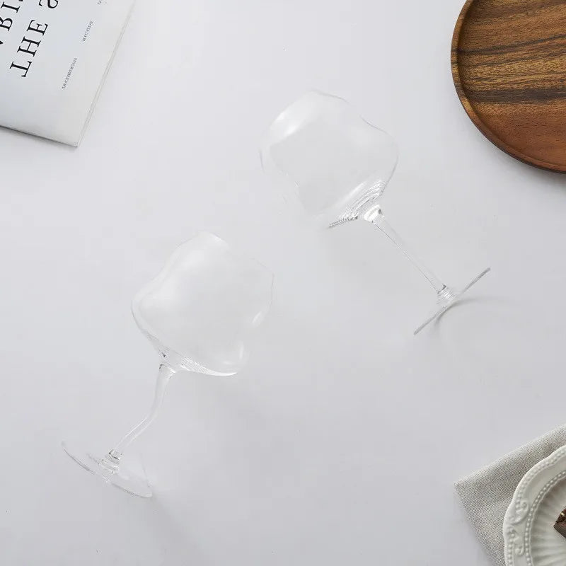 Elegantes Retro Weinglas - Gebogenes Glas für Cocktail, Whisky und Kaffee 3
