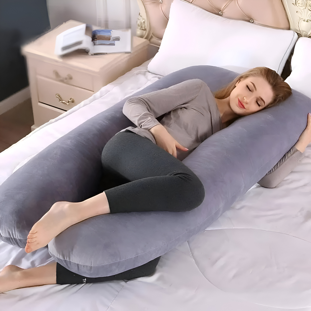 Ergonomisches Schwangerschaftskissen - Stützkissen für Nacken-, Rücken- und Bauchschmerzen