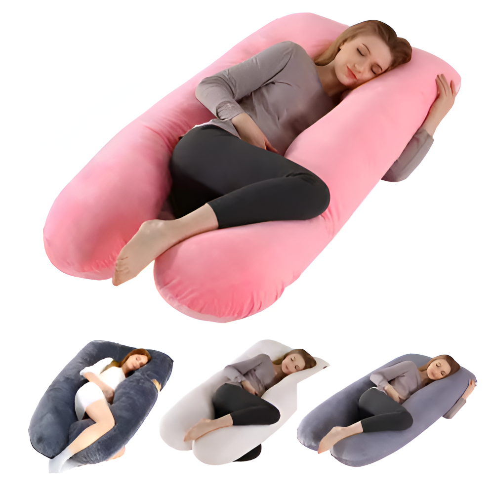 Ergonomisches Schwangerschaftskissen - Stützkissen für Nacken-, Rücken- und Bauchschmerzen