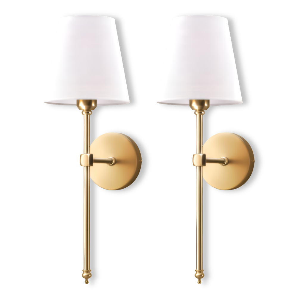 FabDuo WallLamp - Wandleuchte aus Metall mit Stoffbezug