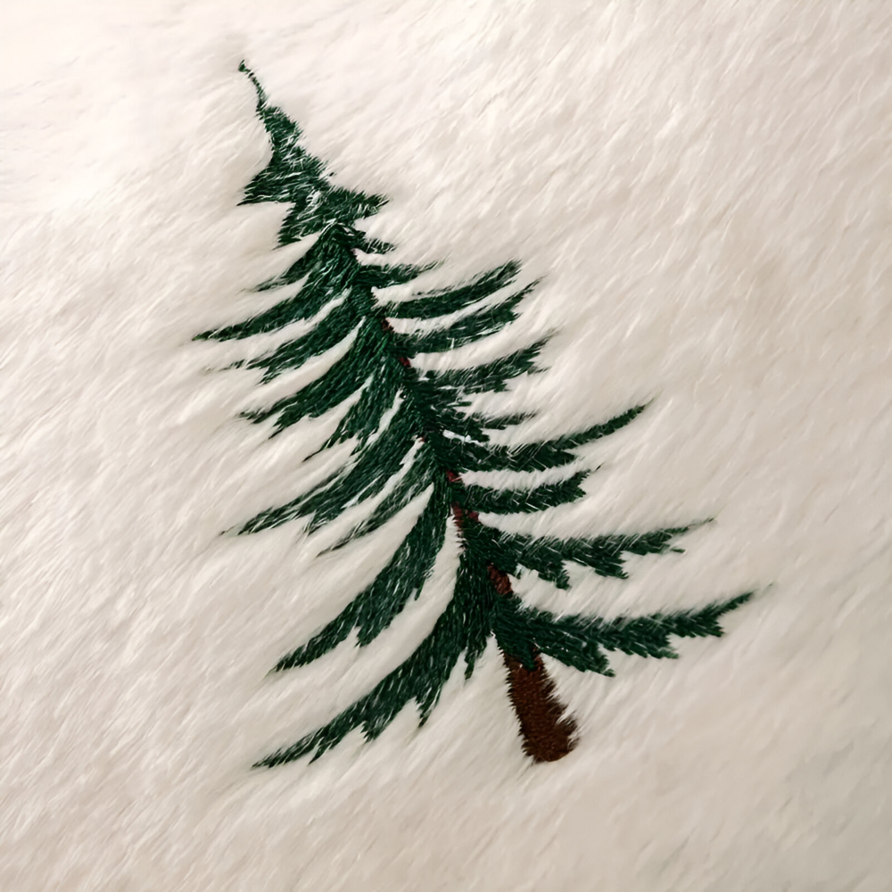 Festliche Weiße und Grüne Dekorative Kissenbezüge